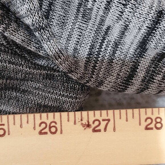 NWT Misook Women's Smoke Black Gray Melange Wave 3/4 Sleeve Knit Jacket XL - Picture 6 of 7